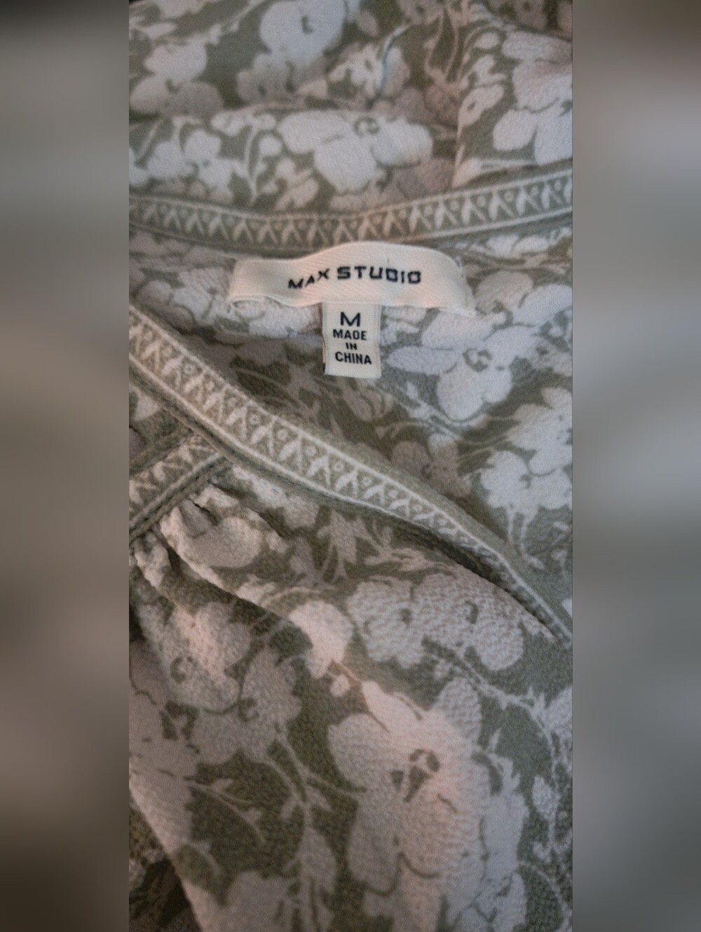 Max Studio Floral Wrap Ruffle - Picture 8 of 10